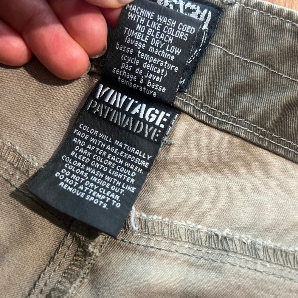 Kuhl Rydr Outdoor Pants Vintage Patina Dye Green Brown Men's Hiking Work 36 x 30 - Picture 11 of 15
